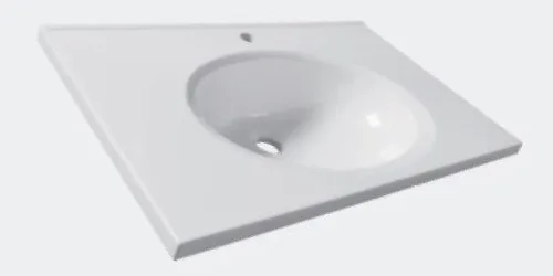 Oval Bowl Polymarble