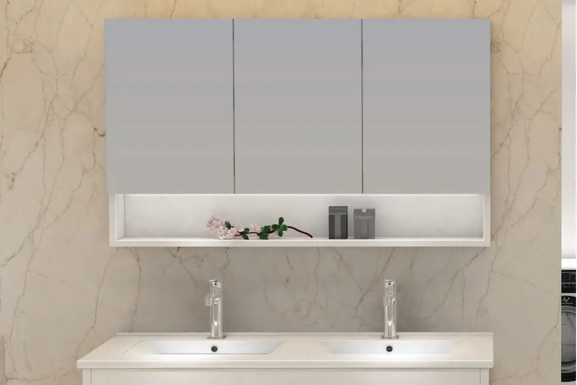 Display Shelf Mirror Cabinets